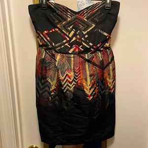 Ecotè Patterned Mini Dress